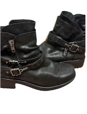 Carlos by Carlos Santana Shiloh Women's Biker Booties Black Sz 8.5M festival  - Image 1 of 4