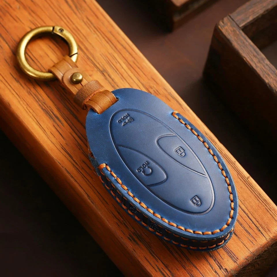 Funda Llavero Cuero Aoocar, Compatible con 2023 2024 2025 Hyundai Ioniq 6  Foto 1 de 4