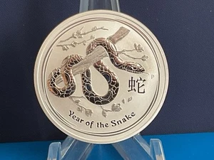 2013 Australian 1oz Silver, Year of the Snake. In Capsule. - Picture 1 of 2
