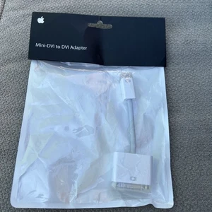 Genuine Original Apple Mini DVI Port to VGA Adapter MacBook BRAND NEW UNOPENED ! - Photo 1/5