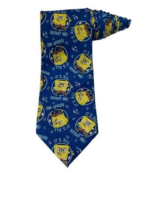 Corbata Nickelodeon Bob Esponja Pantalones Cuadrados It’s All About Me Bubbles 2005 Dibujos Animados Foto 1 de 4