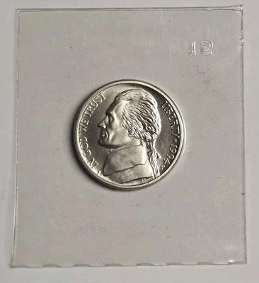 1994-P Matte Finish Jefferson Nickel Gem BU+ - Image 1 of 4