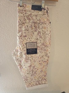 Bandolino Lisbeth Skimmer Floral Creamstone Bouquet Splash Caprihose 14 - Bild 1 von 6