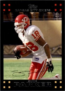 2007 TOPPS SAMIE PARKER KANSAS CITY CHIEFS #154 - Picture 1 of 2