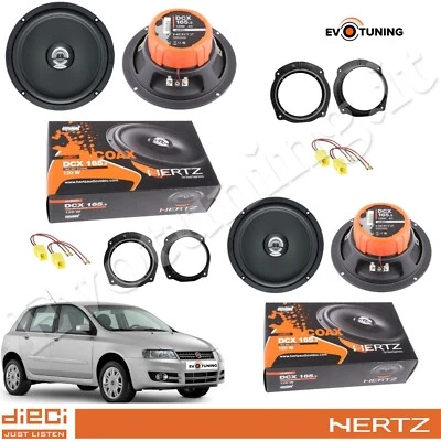 Kit 4 Casse Altoparlanti Hertz DCX 165.3 ANT + POST per Fiat Stilo 5 Porte - Immagine 1 di 4