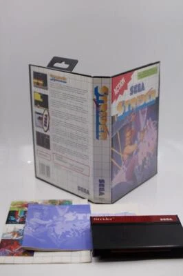 Strider Sega Master System POSTER Complete CIB Manual Box game - Image 1 of 3