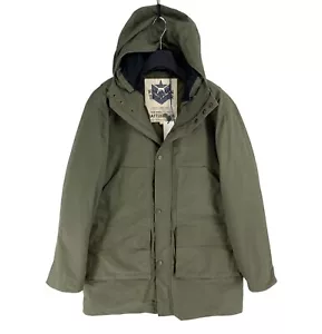 FREEMAN T.PORTER Cappotto Giacca Parka Uomo Verde con Cappuccio Taglia L - Foto 1 di 13