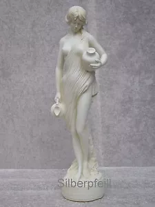 Atemberaubende Figur Akt Frau Skulptur Statue Stuckgips Büste Wasserträgerin 003 - Picture 1 of 2