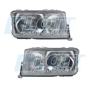 2x Hauptscheinwerfer links & rechts passend für Mercedes-Benz 190 E 1.8 2.0 2.6 - Bild 1 von 3