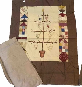 Daisy Kingdom Folk Art Quick Quilt Heart Feathered Tree by Donna Hrkman Cheater - Picture 1 of 6