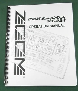 Zoom ST-224 Operation Manual: 76 Pages & Protective Covers! - Picture 1 of 1