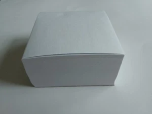 450 Glued white sheets Cube Jotter Block Desk Memo Note Reminder Organiser 9X9cm - Picture 1 of 8