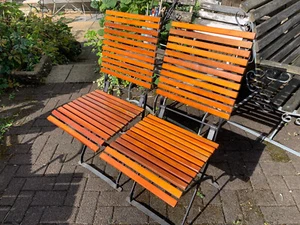Biergartenstühle Gartenstühle 2 STÜCK - Bild 1 von 5