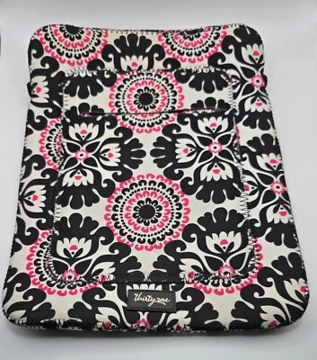Thirty-One Tote A Tablet Ipad Sleeve Case Protector Pink Pop Medallion Print EUC - Image 1 of 4