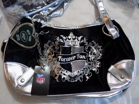NFL Women's Sport Luxe Hobo Wristlet Combo - New York Jets Cover