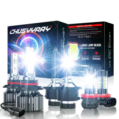 FOR Infiniti M35 2006-2010 Combo 6000K HID/LED Headlight Hi/Lo Beam + Fog Lights - Изображение 1 из 4