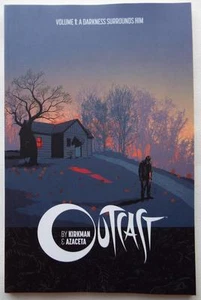 NEW ECCC 2017 SIGNED ROBERT KIRKMAN Outcast Vol 1 FIRST PRINTING - Picture 1 of 3