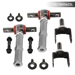 Hinterer einstellbarer Sturzsatz für 02-06 RSX 01-05 Honda Civic +Passend Silber - Picture 1 of 9