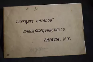 Ca 1914 "Gunkraft Catalog" Baker Guns & Forging, Batavia NY - Picture 1 of 15