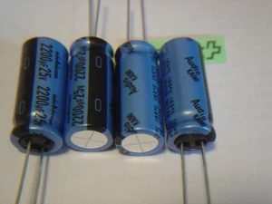 2 pcs KA 2200uF 25V COD H1728 Nichicon KA AUDIO Capacitor -55 +105°C RM5mm NEU - Bild 1 von 1