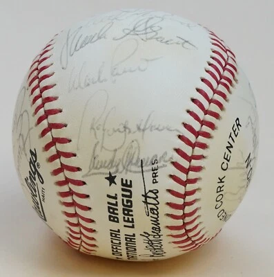 1988 Padres Team 20x Signed Baseball PSA/DNA Roberto Alomar Eric Show Mark Davis - Image 1 of 4
