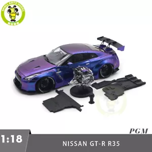 1/18 LB WORKS Nissan GT R GT-R R35 Type 1 Chameleon Diecast Model Car - Picture 1 of 16