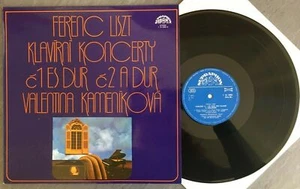 S297 Liszt Piano Concertos Kamenikova Belohlavek Supraphon 1 10 2085 G Stereo - Picture 1 of 3