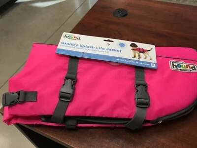 NEW Outward Hound Granby Splash Dog Life Jacket Hot Pink Size EXTRA LARGE XL - Image 1 of 4