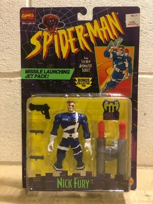 Marvel Comics Spider-Man Action Figure Nick Fury - Image 1 of 3