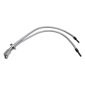 Dual Gooseneck Fiber Optic Light Guide, ø16mm IN, ø7mm-2xø5mm Bundle, 24.5" - Picture 1 of 4