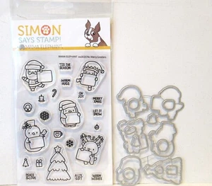 Mama Elefant MERRY GREETERS Stamps & Dies Simon Says Stampptember - Bild 1 von 4