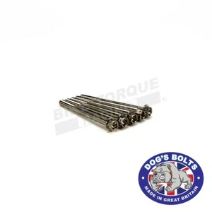 Drilled M6 65mm Stainless Steel Hex Head Bolts x 5 - Picture 1 of 3
