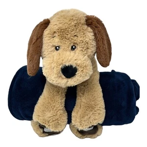 Manta Floppy Cachorro Perro Lovey Peluche Animal Castillo Nube Clásico Marrón - Imagen 1 de 11