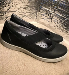 Ahnu Telegraph 1009599NEBL schwarze Leder Turnschuhe Größe 6 - Bild 1 von 8