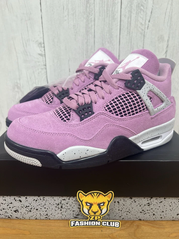 Air Jordan 4 ретро орхидея AQ9129-501 женщин размеров в руках корабли сейчас - Изображение 1 из 4