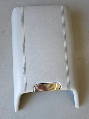 Lincoln Navigator 2003-2006 consola delantera cuero beige reposabrazos tapa OEM Foto 1 de 4