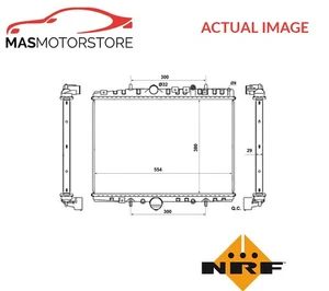 RADIADOR REFRIGERACIÓN MOTOR NRF 58303 UN NUEVO OE REPUESTO - Imagen 1 de 10
