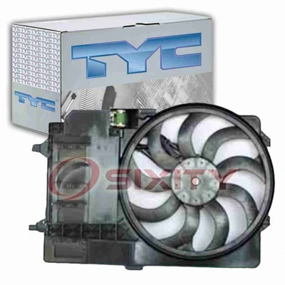 Conjunto de ventilador condensador y radiador doble TYC para Mini Cooper 2003-2008 1,6 L L4 yx Foto 1 de 4
