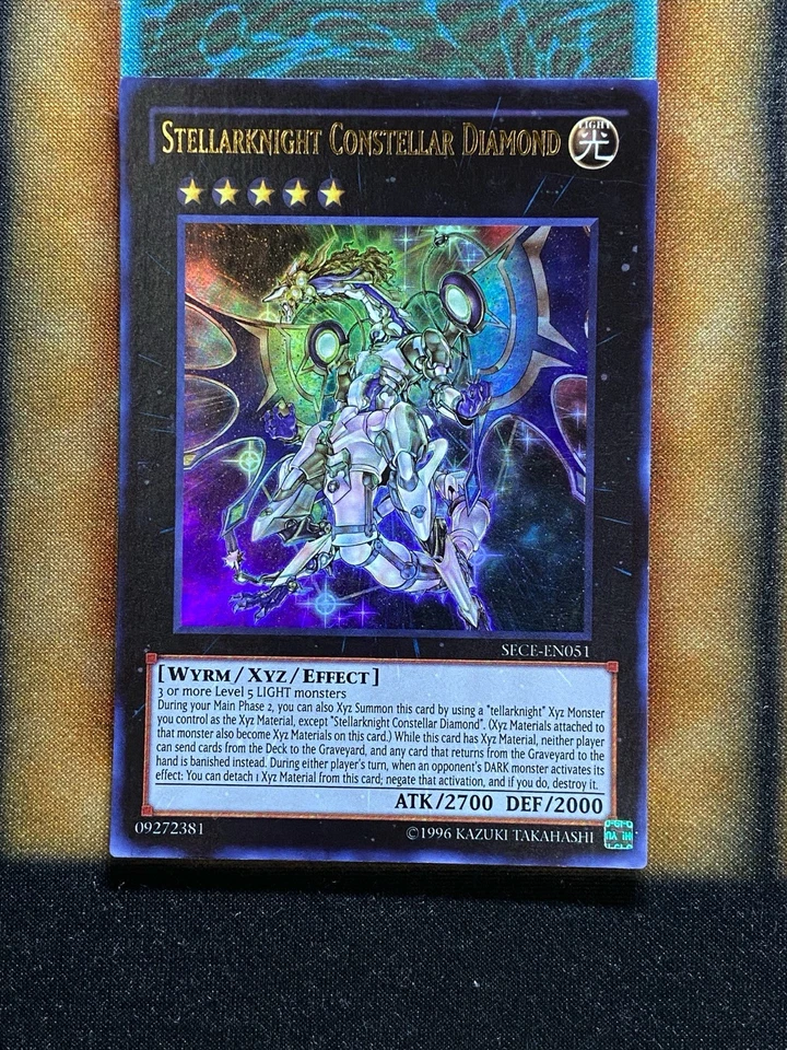 Yugioh Stellarknight Constellar Diamond SECE-EN051 Ultra Rare LP - Image 1 of 1