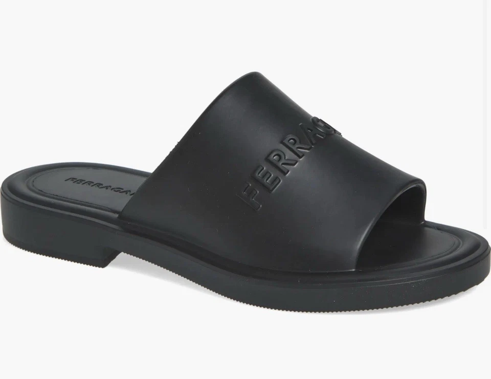 Salvatore Ferragamo Women’s Jelly Black Slide Sanal Size 9 - Image 1 of 4