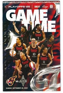 Indiana Fever Game Time Program 9/28/2025 Game 4 Playoffs Victory - Picture 1 of 7