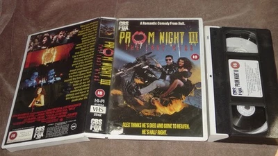 Prom Night 3 The Last Kiss VHS Video Tape Ex Rental Big Box Cert CBS/FOX - Image 1 of 4