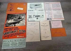 1939 Mead Ki-Yaks KaYak Info Packet Poster Prices Order Form - Picture 1 of 16