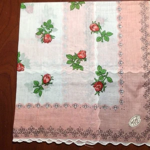 Vintage Taschentuch, neu, Damen Taschentuch, geblümt. - Bild 1 von 8