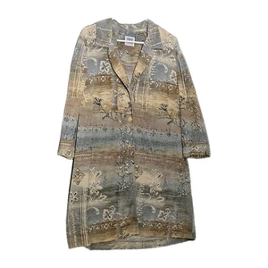 R&M Richards Karen Kwong Staubtuch Glitzer Kimono Damengröße Medium/große Knöpfe  - Bild 1 von 8