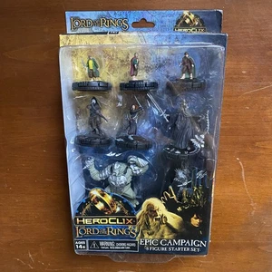 Lord Of The Rings Heroclix 8 Figure Starter Pack *Sealed* - Picture 1 of 4
