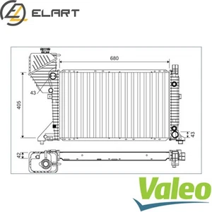 RADIATOR ENGINE COOLING 701163 FOR MERCEDES-BENZ SPRINTER/2-t/Van/Bus/3-t/4-t - Picture 1 of 6