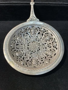Sterling Silber Chinesischer Guss Filigran Servierlöffel - Bild 1 von 5