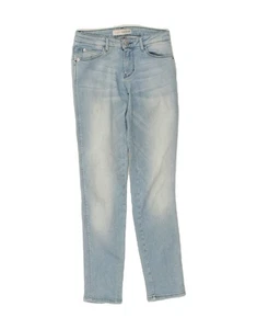 GUESS Womens Los Angeles Slim Jeans W25 L28 Blue Cotton CV20 - Picture 1 of 5