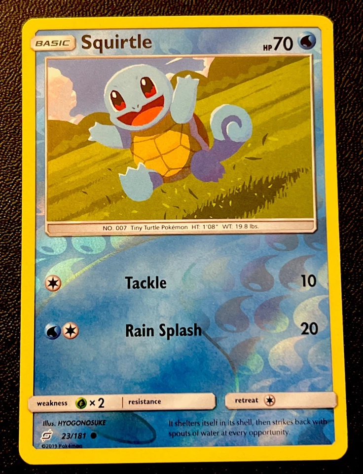 Squirtle 23/181 NM Reverse Holo Original Big 3 Starter Happy Art Pokemon Card! - Image 1 of 1